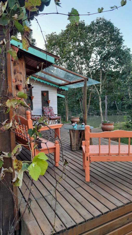 Sítio Recanto da Guarda - Cabana Araucária Bom Retiro  Exterior foto